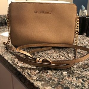 Michael Kors Gold Crossbody